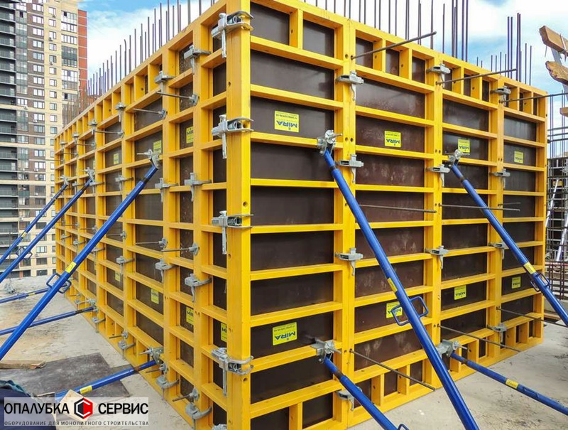 Аренда опалубки стен